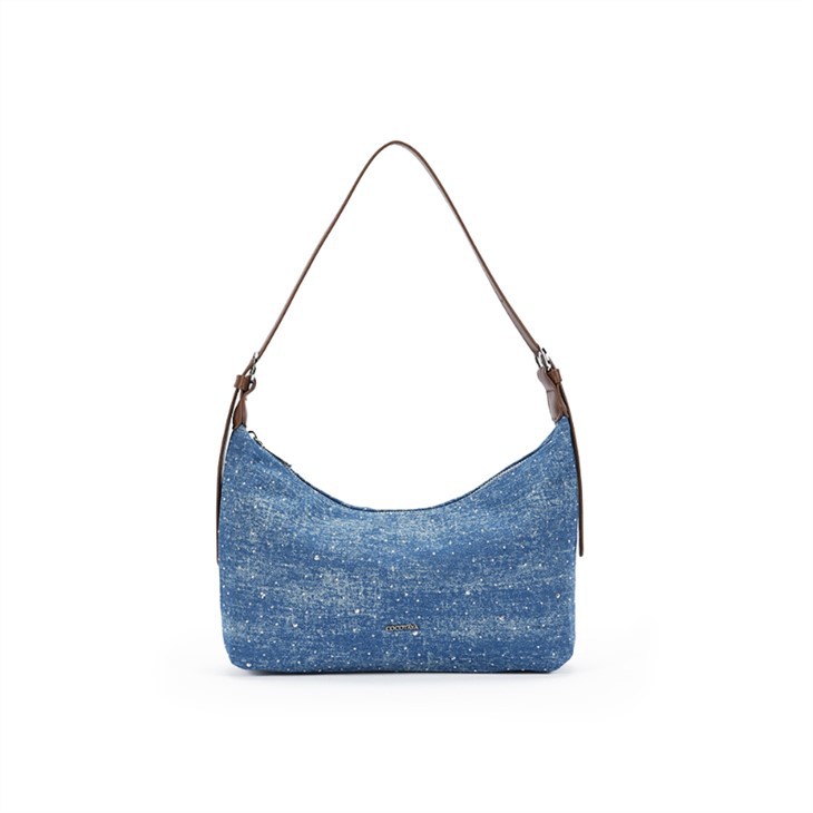 Fashion Denim Patchwork Shoulder Bag