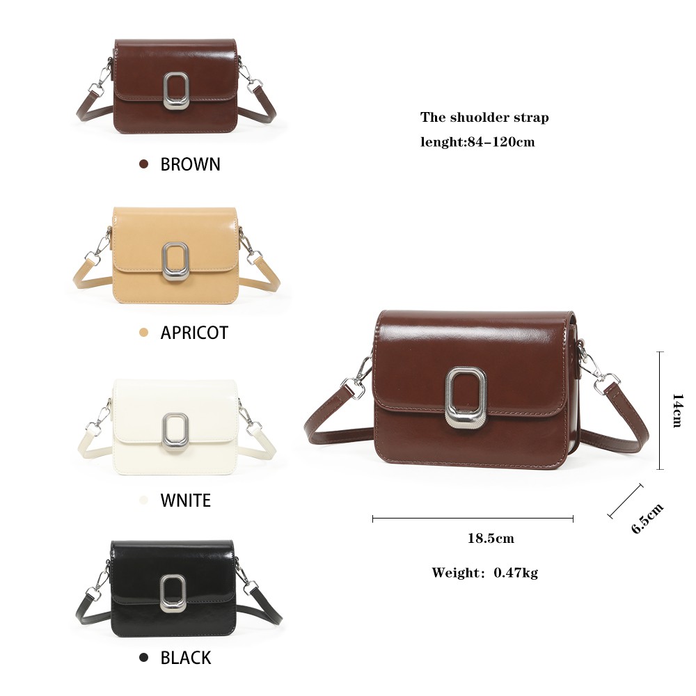 chain wallet crossbody size