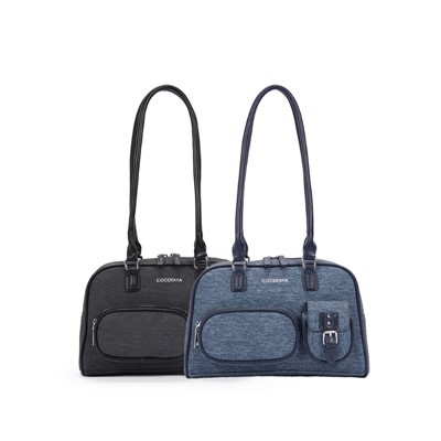 Mote denim underarmsveske